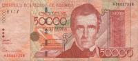 Gallery image for Venezuela p87a: 50000 Bolivares