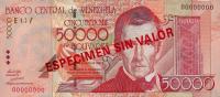 Gallery image for Venezuela p87s: 50000 Bolivares