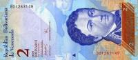 Gallery image for Venezuela p88a: 2 Bolivares