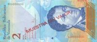 Gallery image for Venezuela p88s: 2 Bolivares