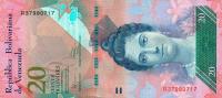 Gallery image for Venezuela p91e: 20 Bolivares