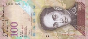 Gallery image for Venezuela p93i: 100 Bolivares