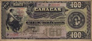 pS155 from Venezuela: 100 Bolivares from 1925