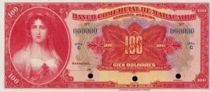 pS179s from Venezuela: 100 Bolivares from 1929