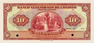 pS241p from Venezuela: 10 Bolivares from 1926