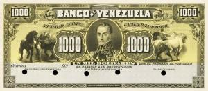 pS275 from Venezuela: 1000 Bolivares from 1900