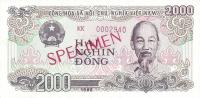 p107s2 from Vietnam: 2000 Dong from 1988