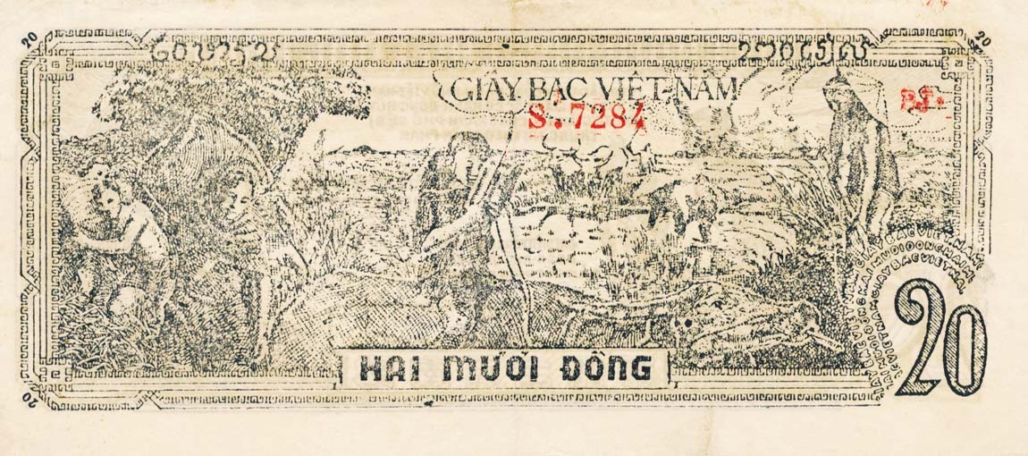 Back of Vietnam p26: 20 Dong from 1948