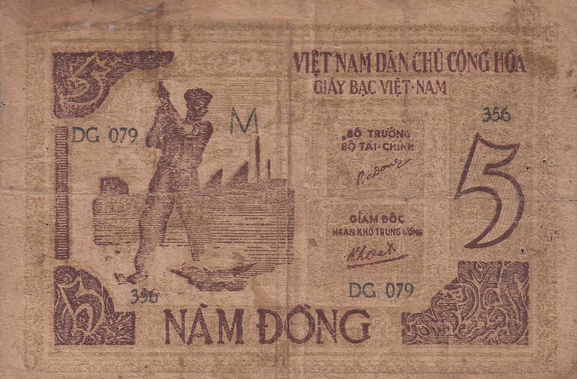 Front of Vietnam p3b: 5 Dong from 1946