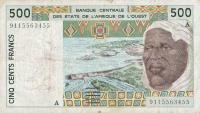 Gallery image for West African States p110Aa: 500 Francs