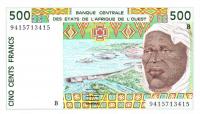 Gallery image for West African States p210Be: 500 Francs