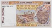 Gallery image for West African States p211Bm: 1000 Francs