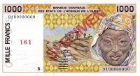 Gallery image for West African States p211Bs: 1000 Francs