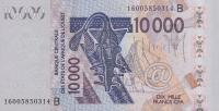 Gallery image for West African States p218Bp: 10000 Francs