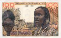 p301Cf from West African States: 100 Francs from 1961