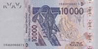 Gallery image for West African States p418Dr: 10000 Francs