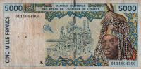 p713Kk from West African States: 5000 Francs from 2001