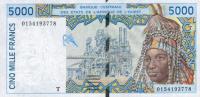 p813Ti from West African States: 5000 Francs from 2000