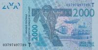 p816Ta from West African States: 2000 Francs from 2003