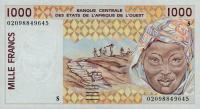 p911Sf from West African States: 1000 Francs from 2002