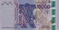 p918Sp from West African States: 10000 Francs from 2016