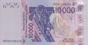 Gallery image for West African States p417Dh: 5000 Francs