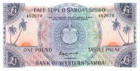 p14a from Western Samoa: 1 Pound from 1963