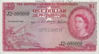 Gallery image for British Caribbean Territories p7s: 1 Dollar