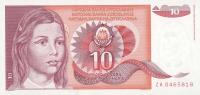 p103r from Yugoslavia: 10 Dinara from 1990