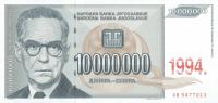Gallery image for Yugoslavia p144a: 10000000 Dinara