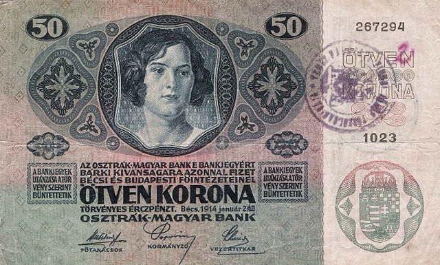 Back of Yugoslavia p3: 50 Kroner from 1919