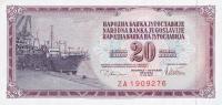 Gallery image for Yugoslavia p88r: 20 Dinara