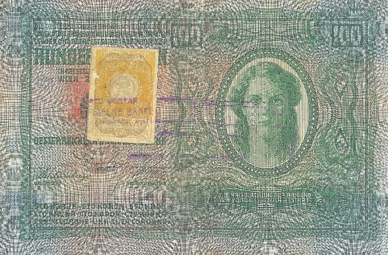 Front of Yugoslavia p9B: 100 Kroner from 1919