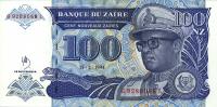 p60 from Zaire: 100 Nouveau Zaires from 1994