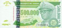 p78a from Zaire: 500000 Nouveau Zaires from 1996