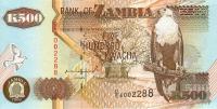 Gallery image for Zambia p39a: 500 Kwacha