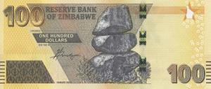 p106 from Zimbabwe: 100 Dollars from 2020