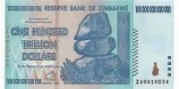 p91r from Zimbabwe: 1.0E+14 Dollars from 2008