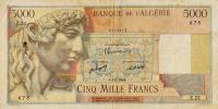 Gallery image for Algeria p105a: 5000 Francs