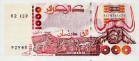 p140 from Algeria: 1000 Dinars from 1992
