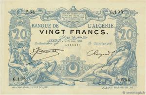 Gallery image for Algeria p15: 20 Francs