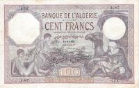 Gallery image for Algeria p81a: 100 Francs