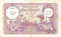 p95a from Algeria: 500 Francs from 1944