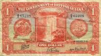 Gallery image for British Guiana p12c: 1 Dollar