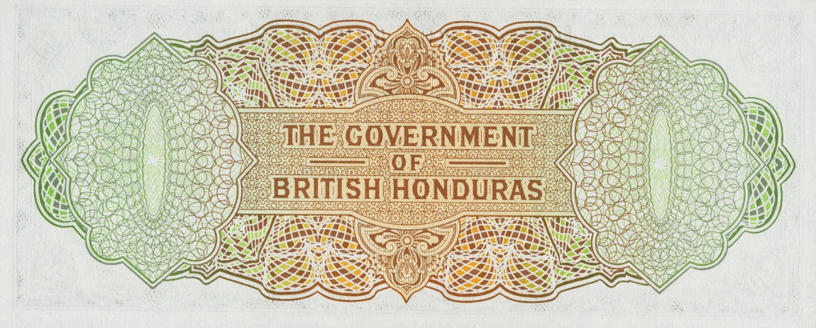 Back of British Honduras p31c: 10 Dollars from 1971