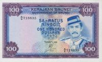 p10c from Brunei: 100 Ringgit from 1982