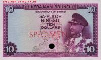p3ct from Brunei: 10 Ringgit from 1967