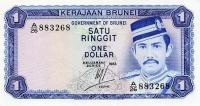 p6d from Brunei: 1 Ringgit from 1988