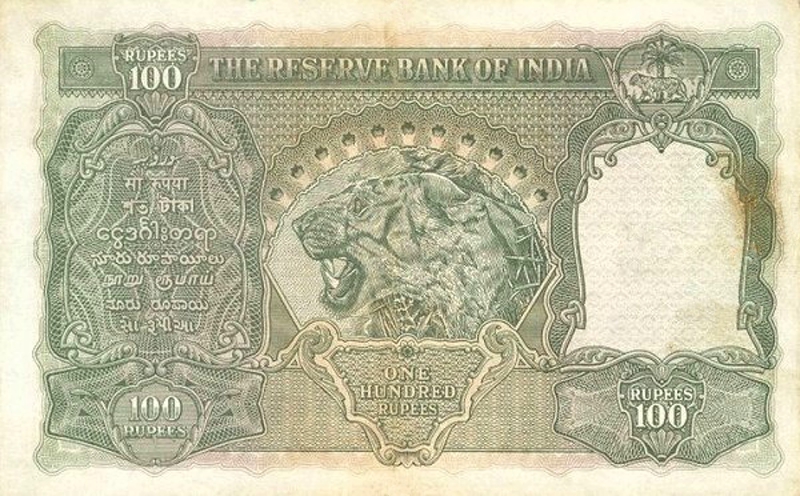 Back of Burma p29a: 100 Rupees from 1945