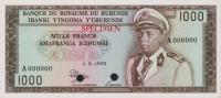 Gallery image for Burundi p14ct: 1000 Francs